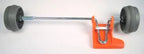 SEBO 5051GS Axle with Wheels, Foot Pedal, and Spring