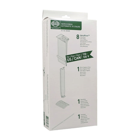 SEBO 5828AM Service Box AUTOMATIC X1, X2, X4, X5 - AeraPure (Green Box Only)