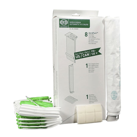 SEBO 5828AM Service Box AUTOMATIC X1, X2, X4, X5 - AeraPure (with Green Box)