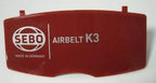 SEBO 6403DRER Exhaust Filter Cover (red)