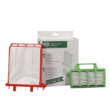 SEBO 6696AM Filter Set AIRBELT K (with Green Box)