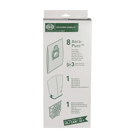 SEBO 8334AM Service Box AIRBELT E - AeraPure (Green Box Only)