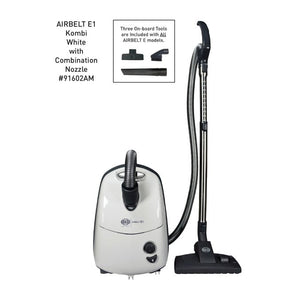 Official SEBO image showing combination nozzle 8351GS on AIRBELT E1
