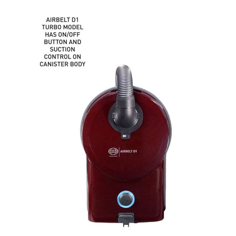 SEBO AIRBELT D1 Turbo on-off and suction control