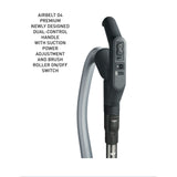 Official SEBO AIRBELT D4 Premium dual-control handle with suction adjustment and ET-1 brush roller switch