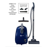 Official SEBO AIRBELT E2 Turbo dark blue 91620AM with turbo head and parquet brush