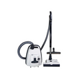SEBO Airbelt K3 Premium Canister Vacuum with ET-1 Powerhead in White — complete product view