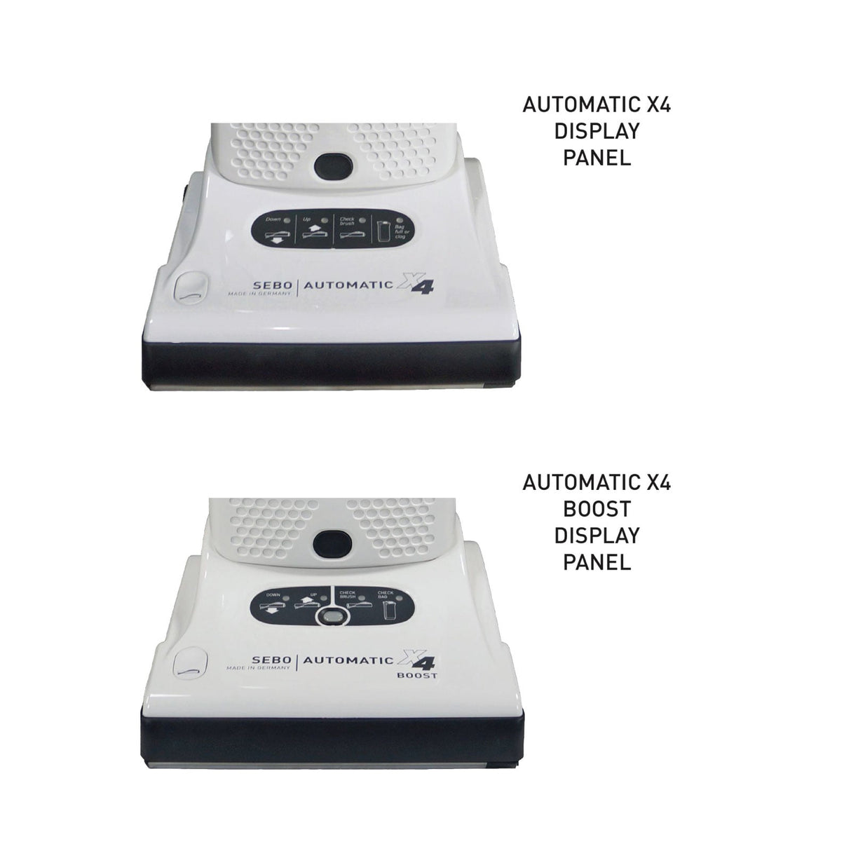 Official SEBO AUTOMATIC X4 Boost display panel and Boost control