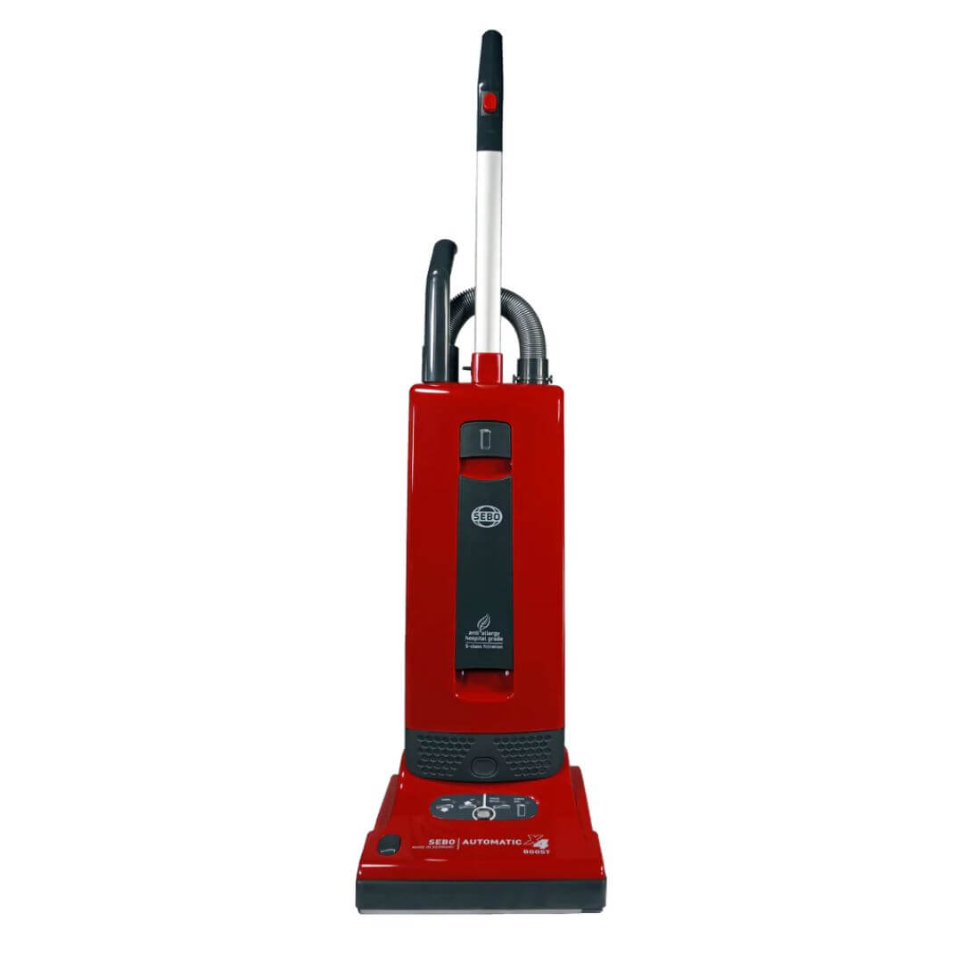 SEBO Automatic X4 Boost Upright Vacuum (12-Inch Powerhead) side profile SEBO vacuum