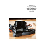 Official SEBO DISCO vacuuming dust while dry polishing floors