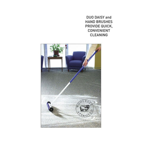 SEBO DUO dry carpet cleaning system for quick carpet and upholstery cleaning