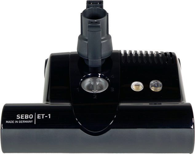 SEBO ET-1 black powerhead — manufacturer color reference; switch configuration follows selected option