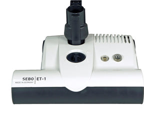 SEBO ET-1 white powerhead — manufacturer color reference; switch configuration follows selected option