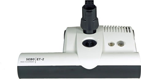 SEBO ET-2 white powerhead — manufacturer color reference; switch configuration follows selected option