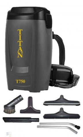 Titan T750 6-Quart Corded Backpack Vacuum with Deluxe Tool Kit