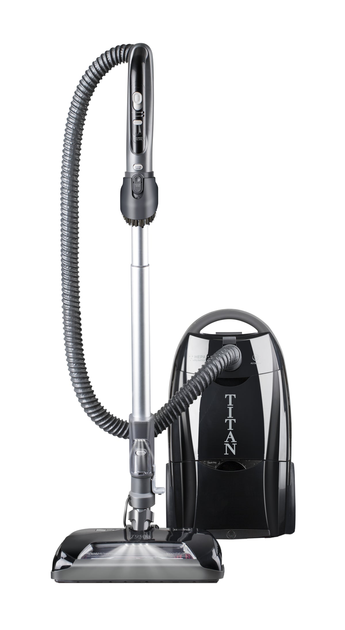 Titan T9500 bagged canister vacuum