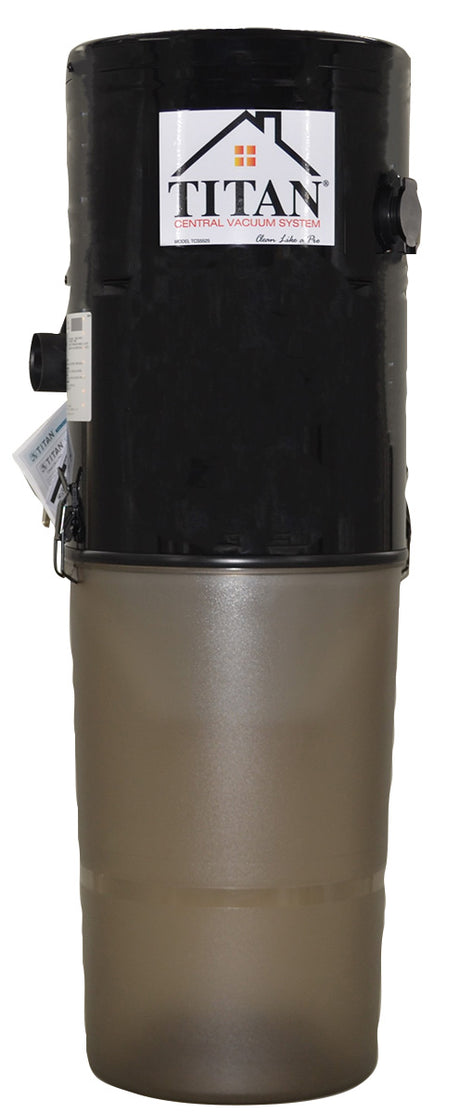 Titan TCS8575 central vacuum power unit with removable lower dirt canister