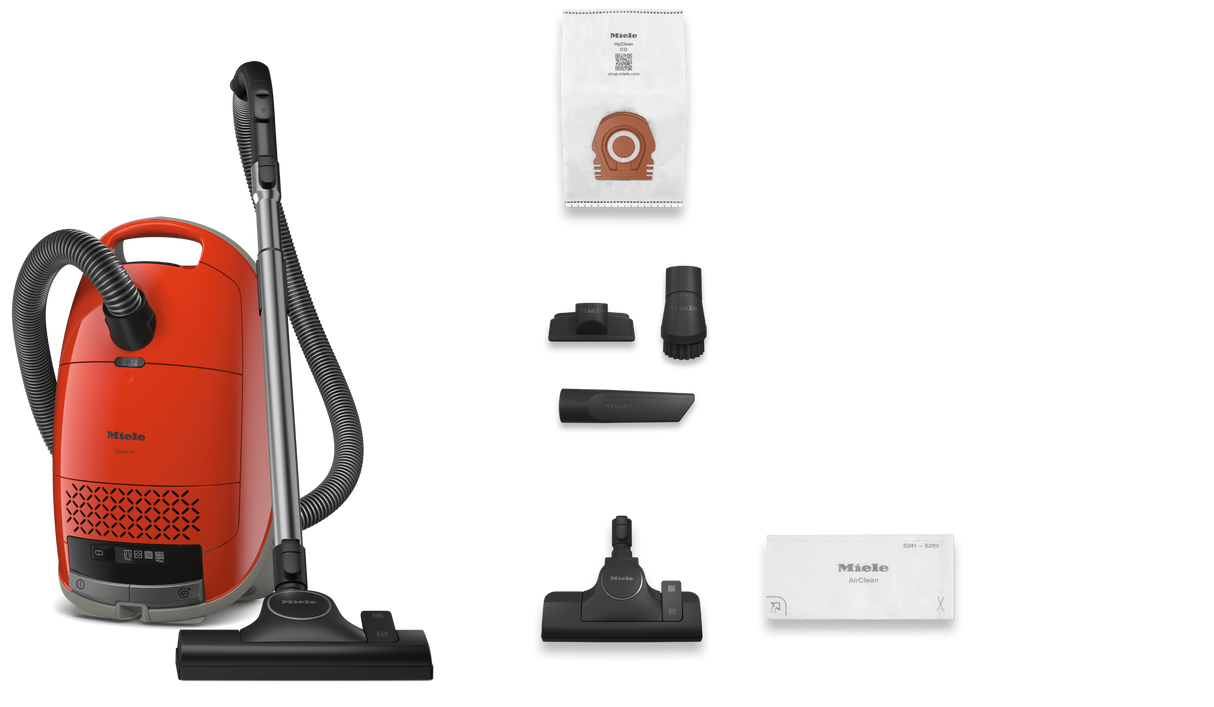 Miele Guard M1 Terra Red side view