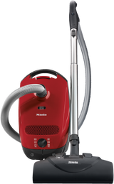 Miele Classic C1 Home Care PowerLine canister vacuum in Mango red