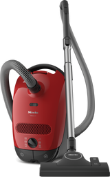 Miele Classic C1 Pure Suction HomeCare PowerLine canister vacuum in Mango red