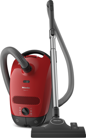 Miele Classic C1 Pure Suction HomeCare PowerLine canister vacuum in Mango red