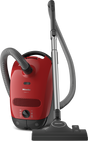 Miele Classic C1 Pure Suction HomeCare PowerLine canister vacuum in Mango red